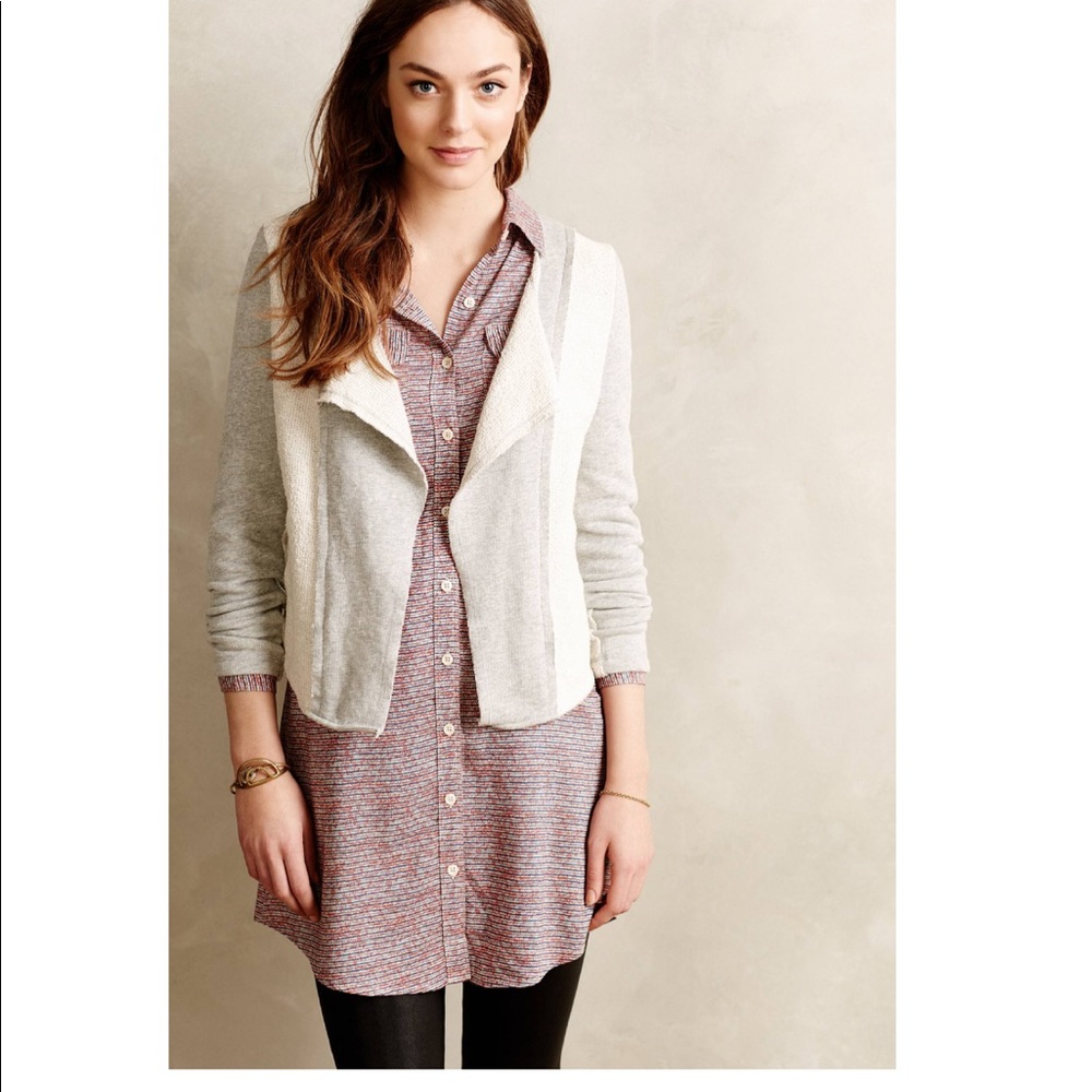 ANTHROPOLOGIE: Cotton Cardigan
